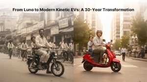 Kinetic DX and DX Plus electric scooters inspired by Luna legacy