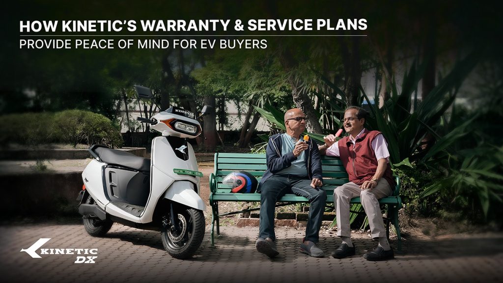 Kinetic electric scooter with strong EV warranty and service support in India