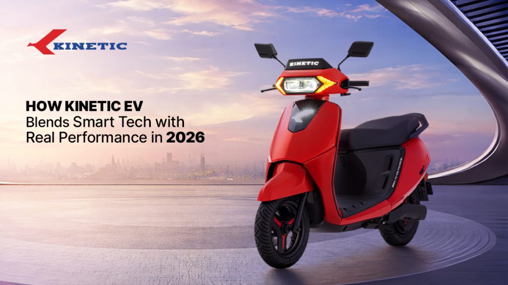 Kinetic EV electric scooter 2026 with smart technology and high performance for urban commuting in India