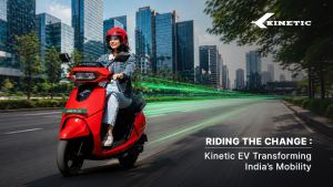 Kinetic EV electric scooter transforming India's mobility with smart, sustainable urban transportation.