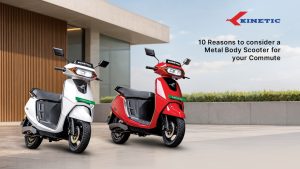 Metal body scooter for daily commute with Kinetic DX
